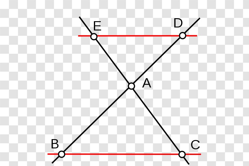 Intercept Theorem Thales's Geometry Congruence - Collinearity - Euclidean Transparent PNG