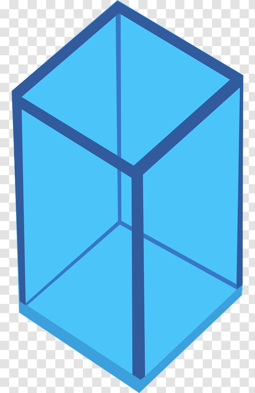 Clip Art Three-dimensional Space Vector Graphics Cube Shape - Area Transparent PNG