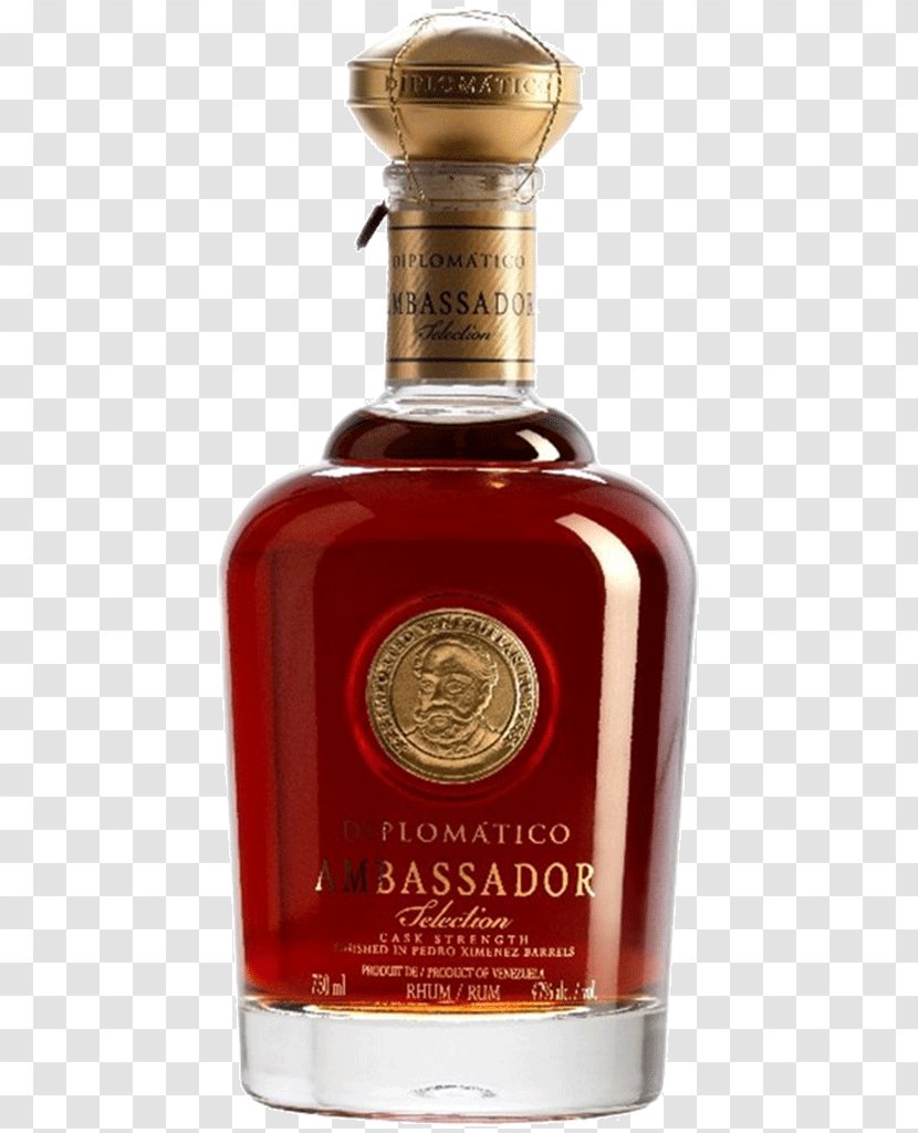 Rum Liquor Whiskey Diplomatico Ambassador Diplomático - Liqueur - White Chocolate Liqueurs List Transparent PNG