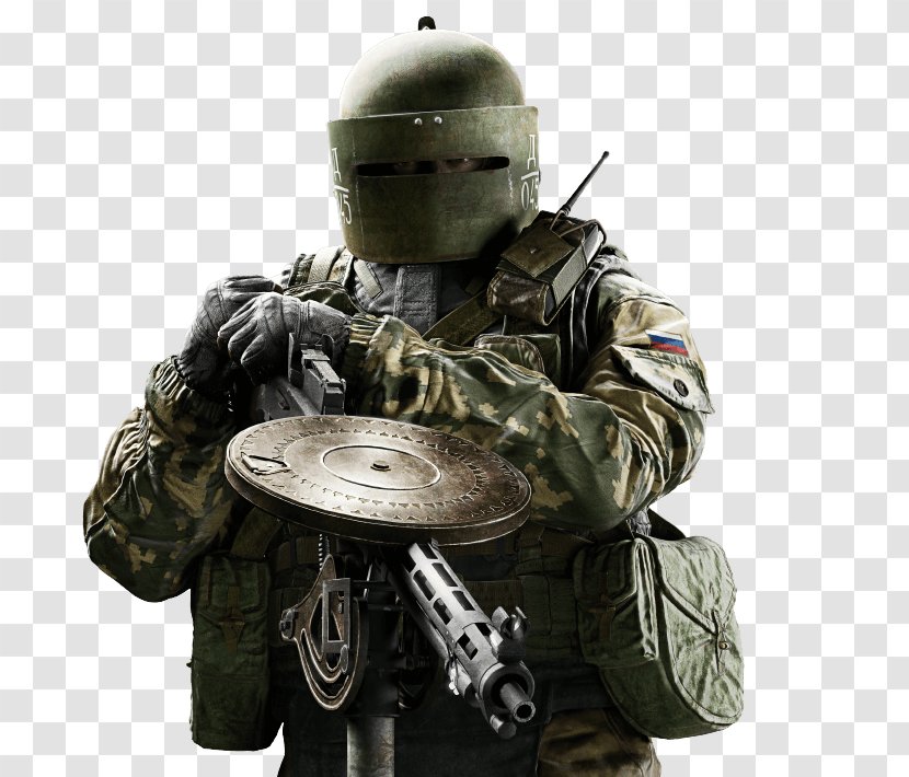 Tom Clancy's Rainbow Six Siege Tachanka Video Game Ubisoft - Tactical Shooter Transparent PNG