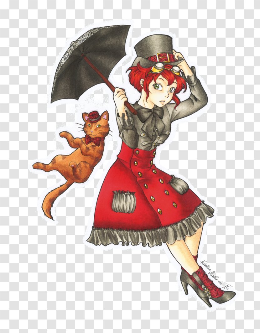 Mary Poppins Drawing YouTube Character - Costume Transparent PNG