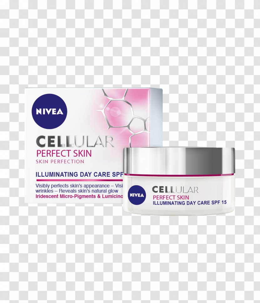 NIVEA CELLular Anti-Age Day Cream Perfect Skin Tagesfluid Wrinkle - Care - Face Transparent PNG
