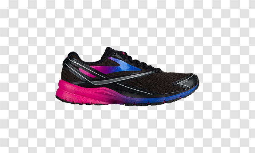 Brooks Women's Launch 4 Neutral Running Shoe Fuchsia Sports Footwear - Nike Transparent PNG