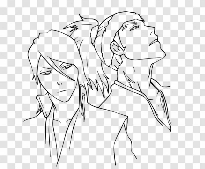 Drawing Line Art Ear Sketch - Flower - Kurosaki Ichigo Transparent PNG