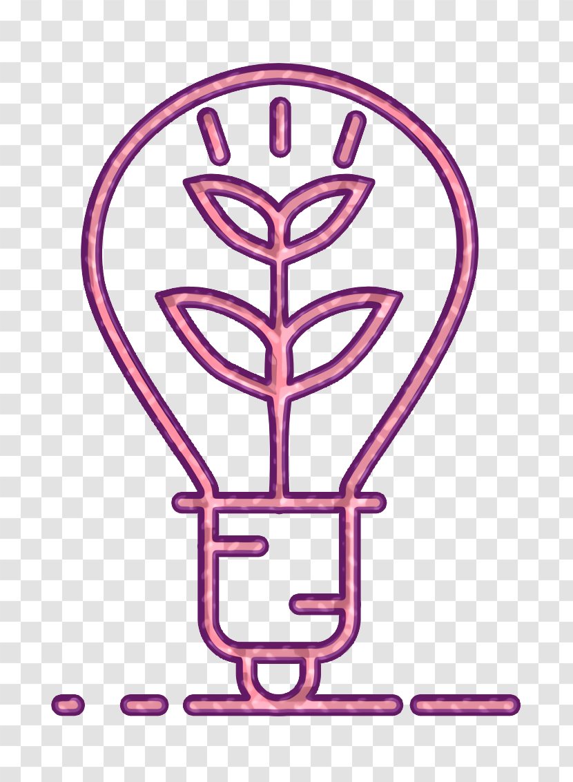 Bulb Icon Electric Energy - Line Art Lamp Transparent PNG