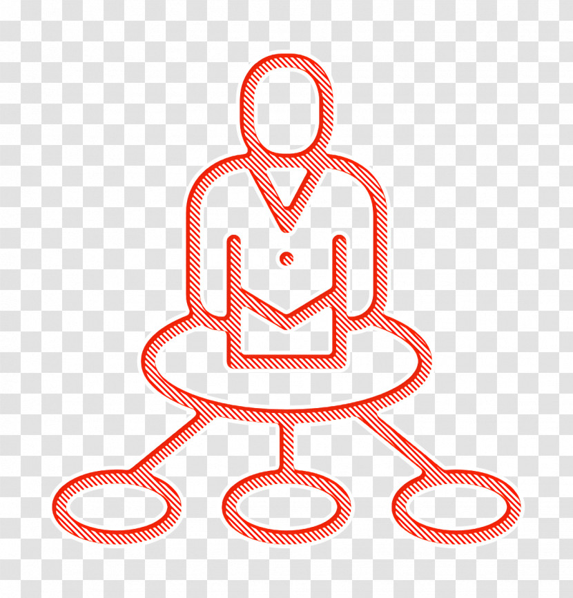 Employee Icon Employees And Organization Icon Diagram Icon Transparent PNG