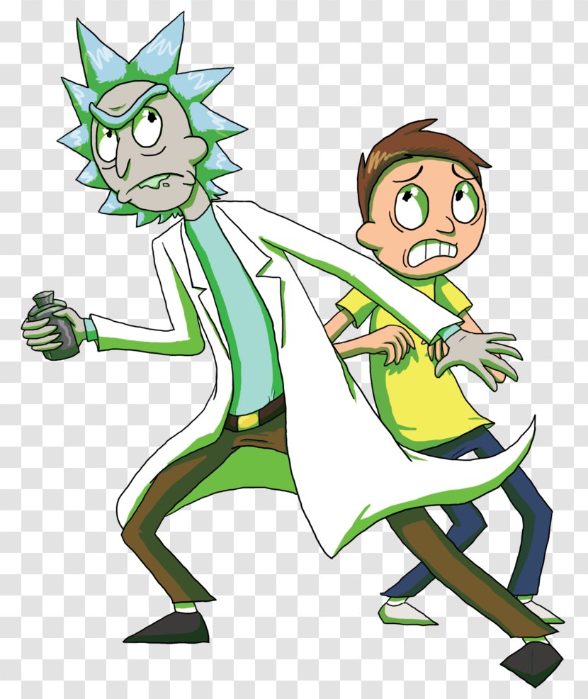 Fan Art Cartoon DeviantArt - Plant - Rick And Morty Dance Transparent PNG