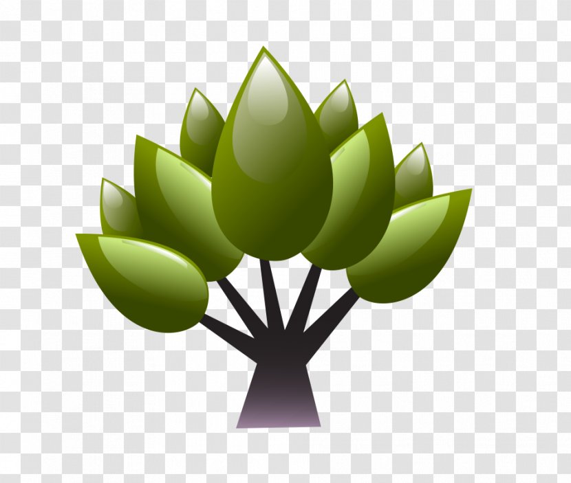 Tree Icon - Produce - Green Trees Transparent PNG