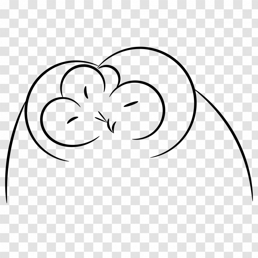 Black And White Line Art Drawing Clip - Cartoon - Color Owl Transparent PNG
