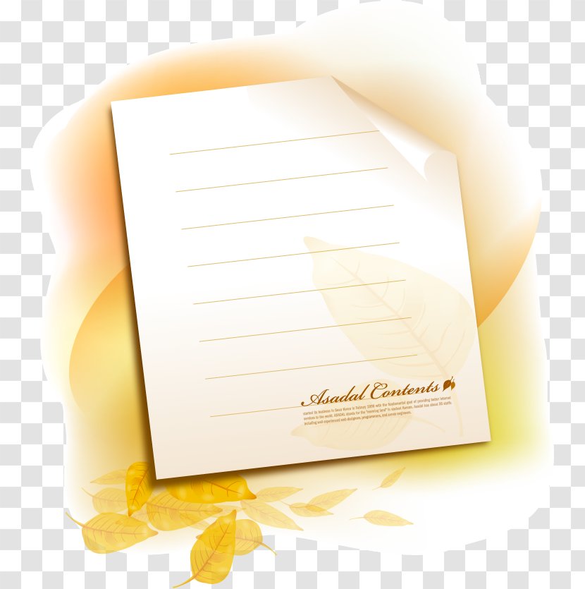 Paper Parchment - Golden Dream Pattern Background,Notes Transparent PNG