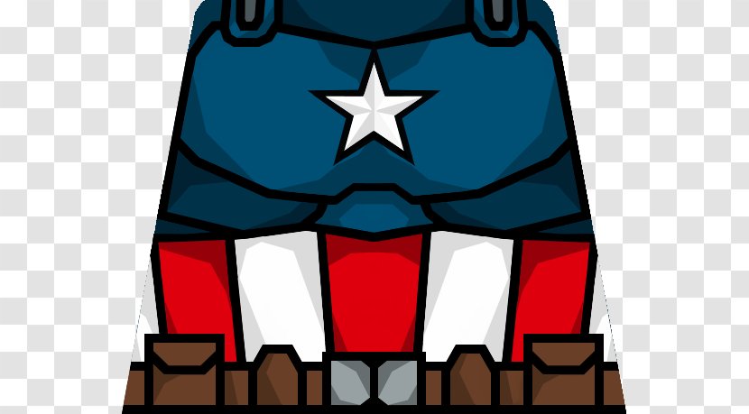 Lego Marvel's Avengers Marvel Super Heroes Captain America United States Decal - Minifigure Transparent PNG