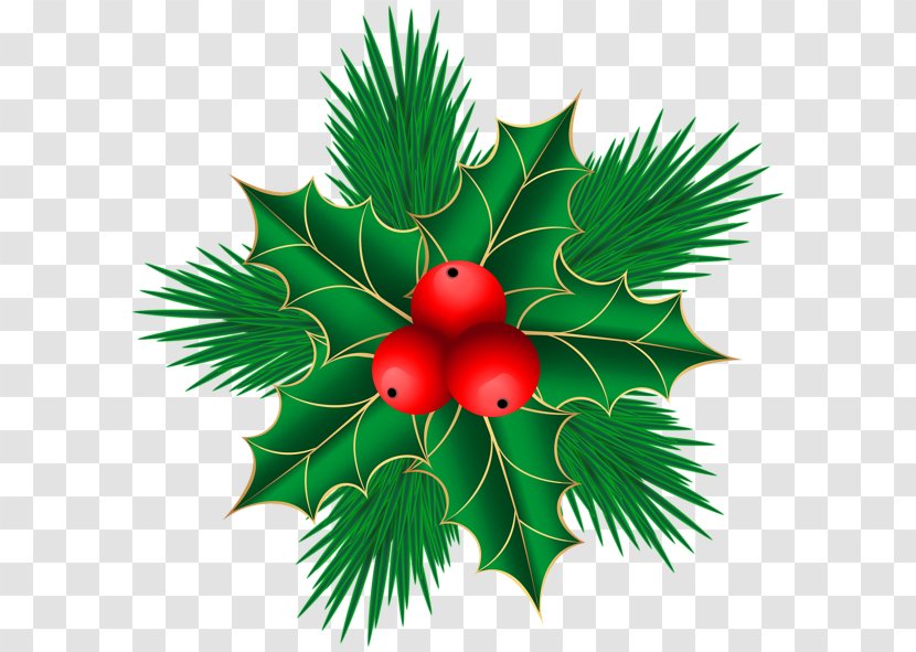 Mistletoe Christmas Decoration Clip Art - Wreath Transparent PNG