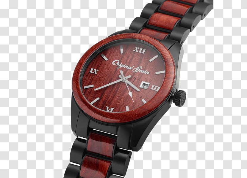 Original Grain Watches The Classic Rosewood Stainless Steel - Watch Transparent PNG