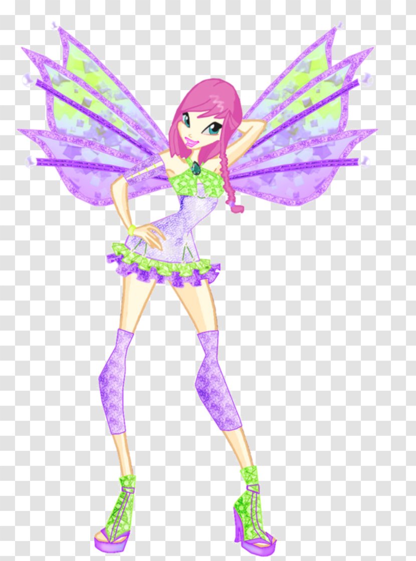 Tecna Bloom Musa Roxy The Trix - Winx Club - Mythical Creature Transparent PNG