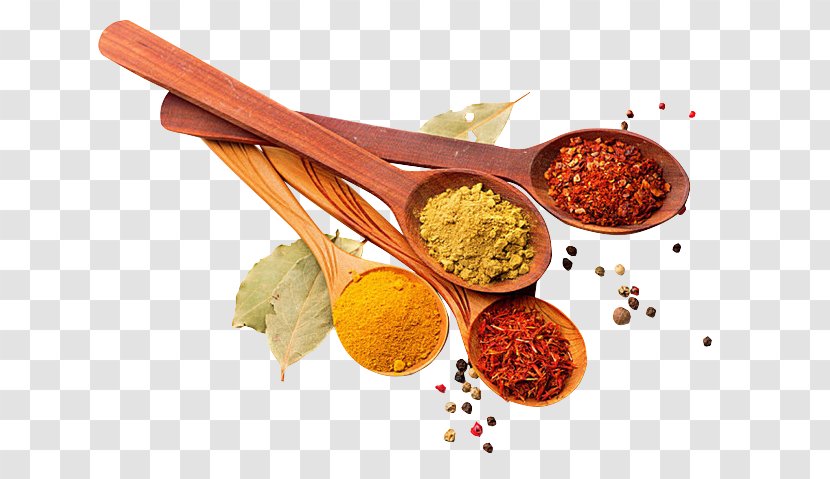 Spice Herb Seasoning Food Stock - Salt - Four Wood Spoon The Sauce Physical Map Transparent PNG