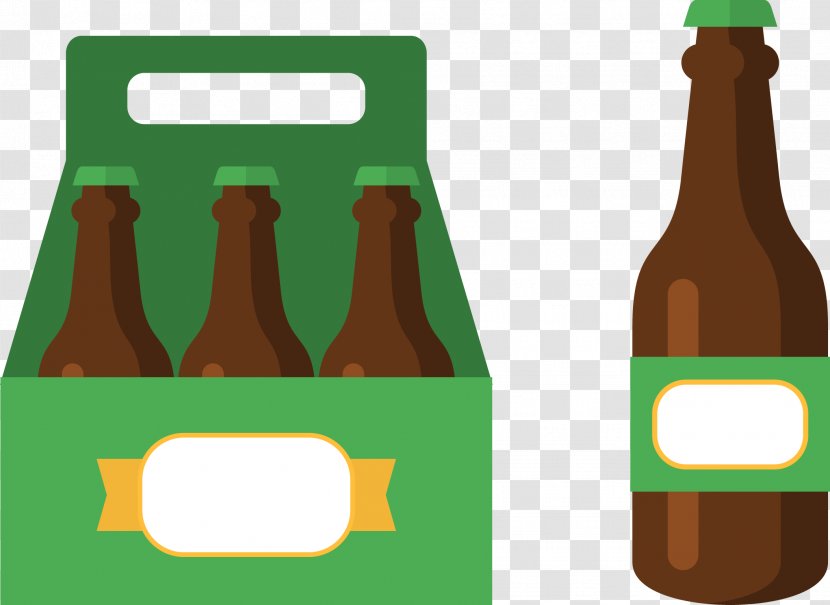 Beer Bottle Oktoberfest - Vector Transparent PNG