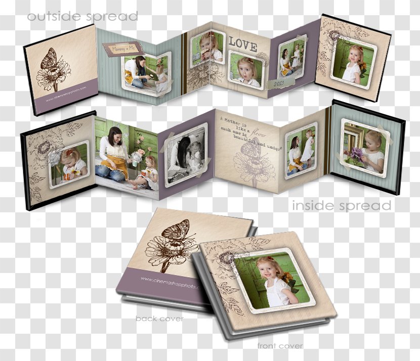 Accordion Picture Frames Concertina Photo-book - Flower Transparent PNG