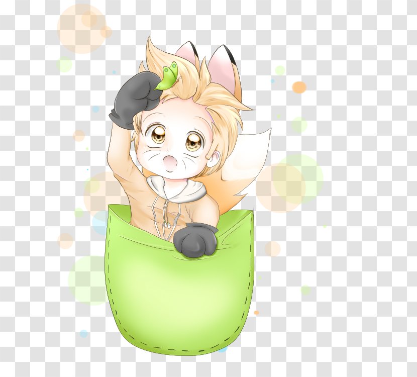 Cartoon Dog Illustration Fairy Green - Plant Transparent PNG