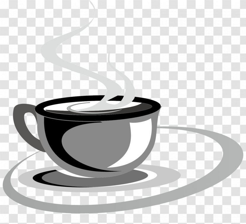 Coffee Cup Tea Breakfast Cafe - Drink - Black Material Picture Transparent PNG