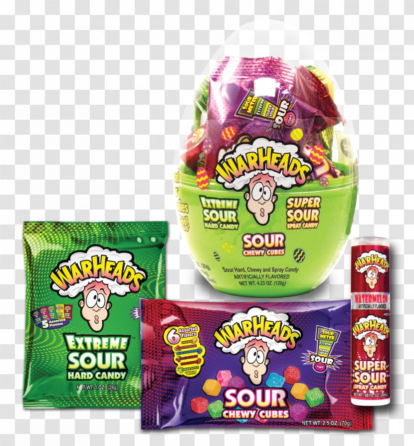 Warheads Sour Flavor - Candy Transparent PNG
