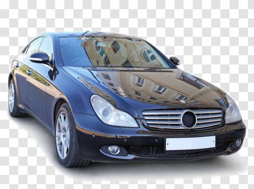 Car Mercedes-Benz W219 Automotive Design - Luxury Vehicle - Black Big Picture Transparent PNG