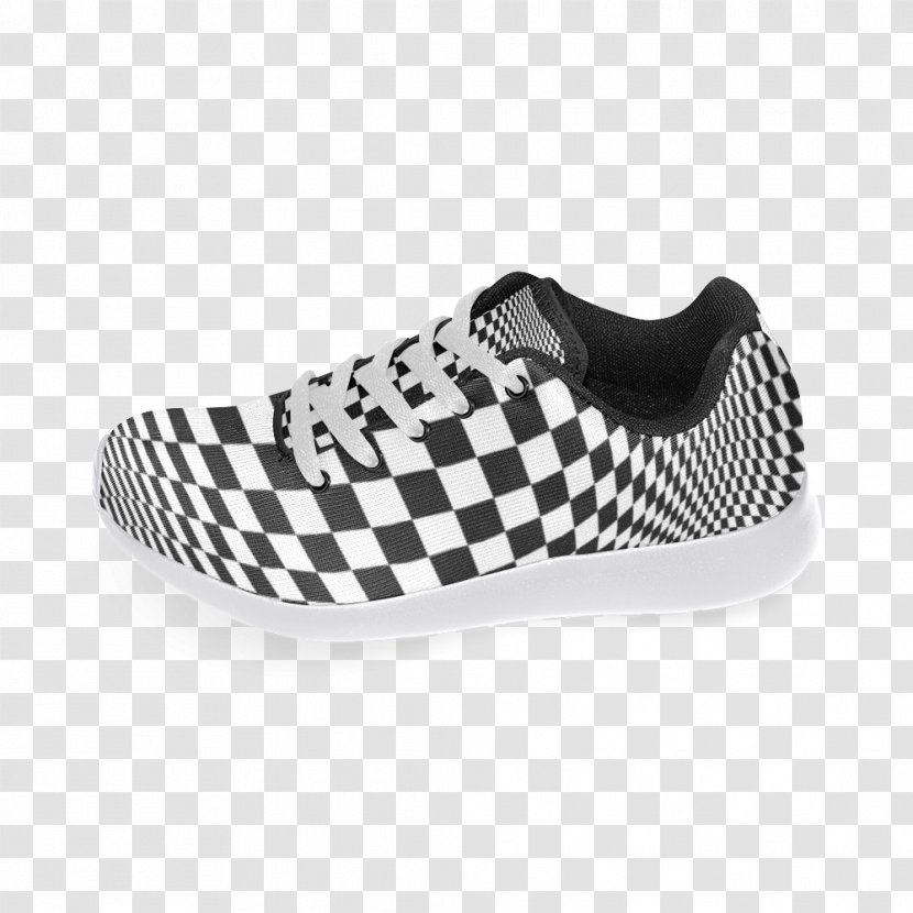 Sports Shoes Pattern Geometrical-optical Illusions Product - Black - Skechers Walking For Women Model Transparent PNG
