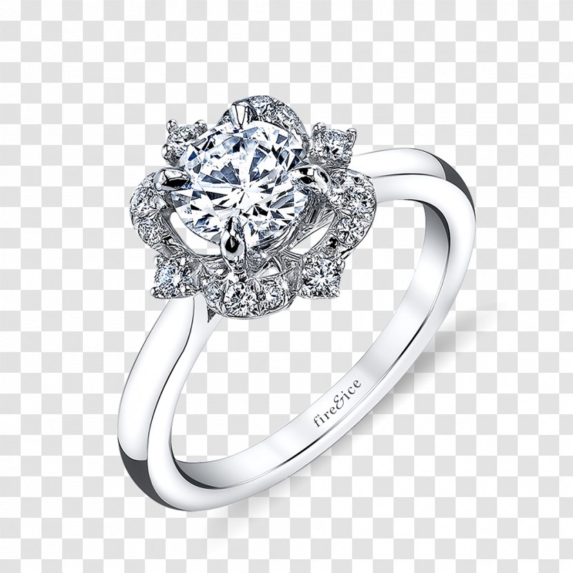 Engagement Ring Wedding Jewellery - Diamond Of Fire Transparent PNG