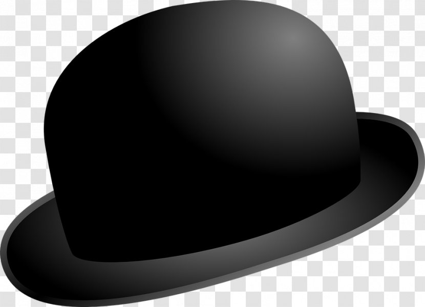 Bowler Hat Top Clip Art - Headgear Transparent PNG