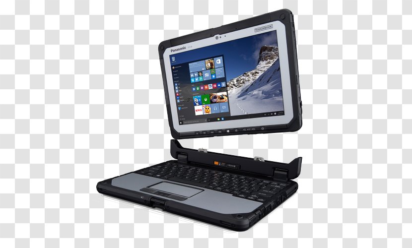 Panasonic Toughbook 20 Rugged Computer Laptop Toughpad Tablet Computers - Electronic Device Transparent PNG