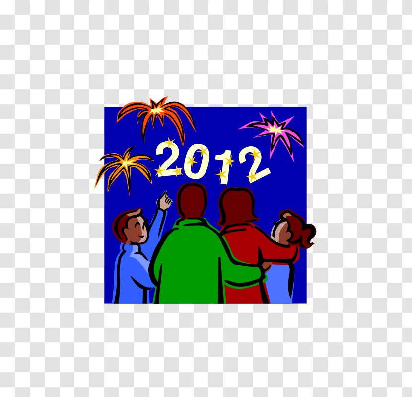 New Year's Day Eve Clip Art - Fictional Character - Party Transparent PNG