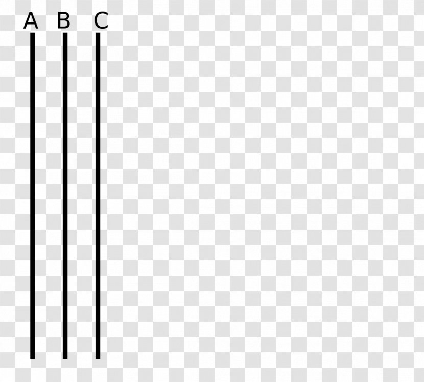 Line Angle Font - Black And White Transparent PNG