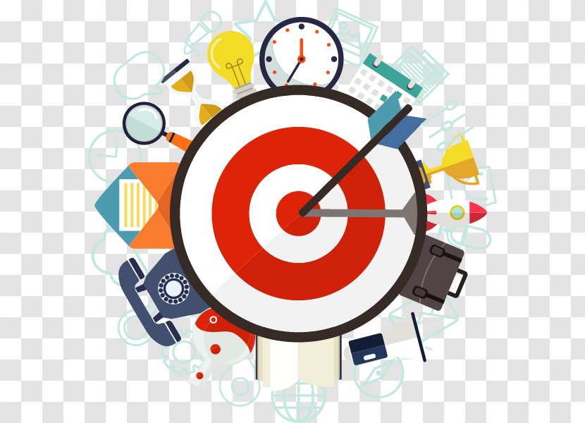 Target Audience Business Market Marketing Shooting - Clock Transparent PNG