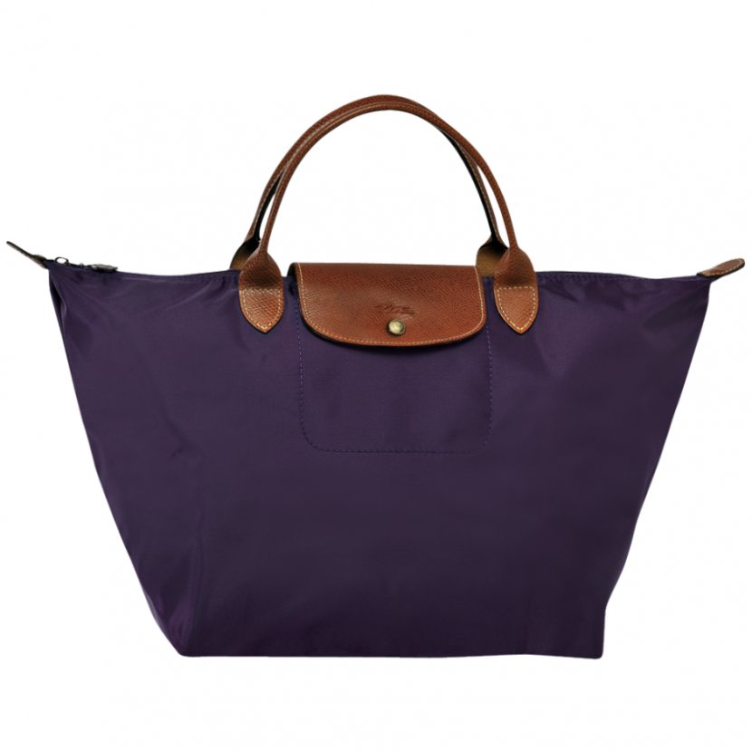 Longchamp Pliage Handbag Tote Bag - Black Transparent PNG