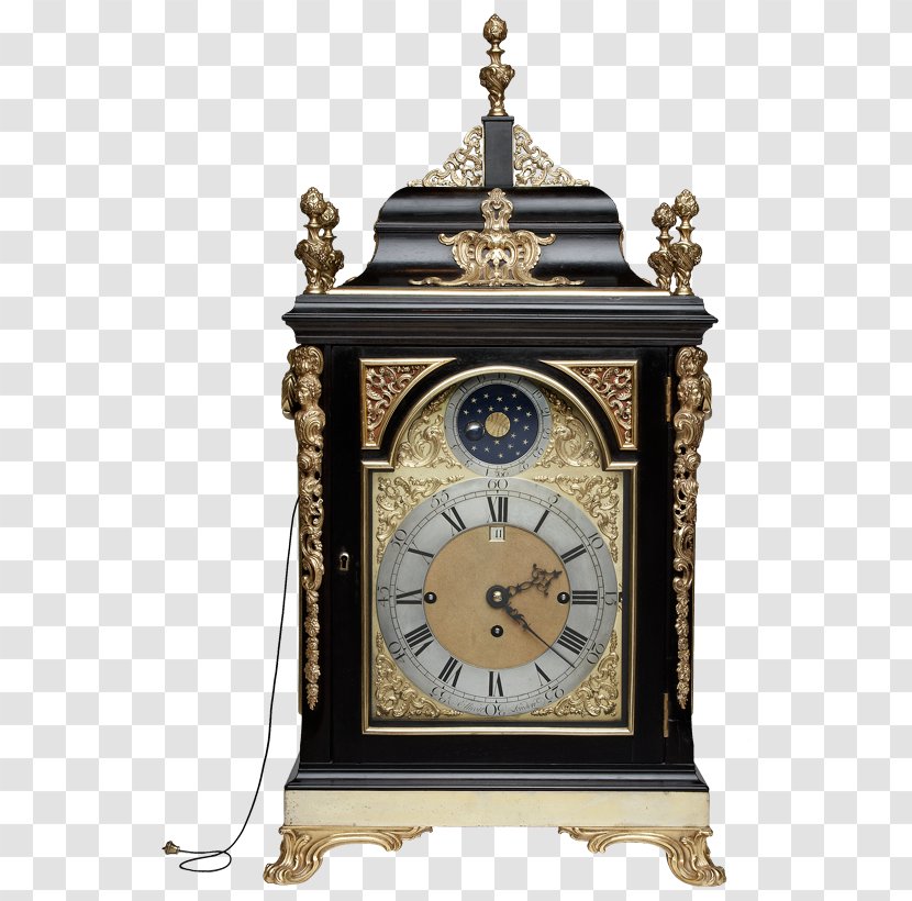 Bracket Clock Musical Clockmaker Fusee - John Ellicott Transparent PNG