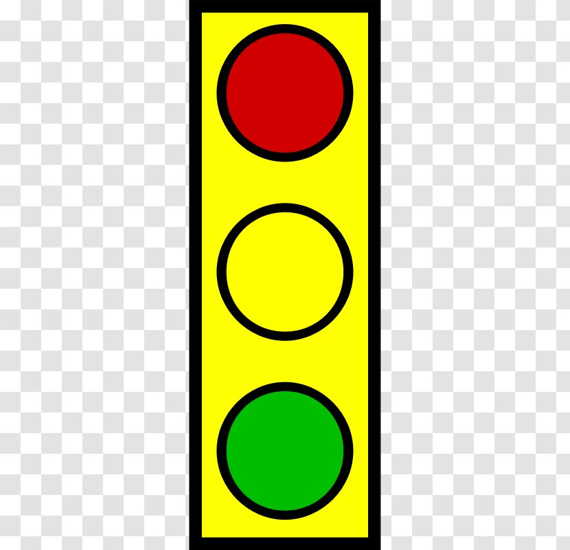 Traffic Light Sign Clip Art - Yellow Stoplight Transparent PNG