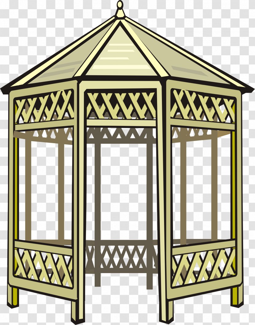 Gazebo Pavilion Shed Clip Art Garden - Pergola - Bower Transparent PNG