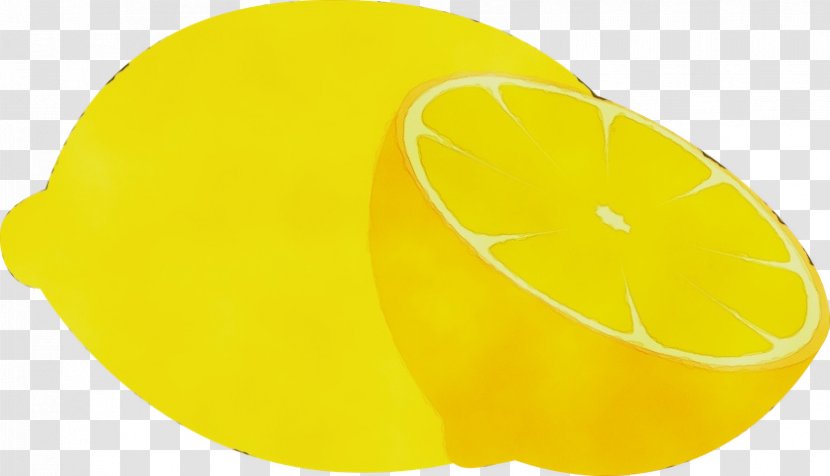 Yellow Flying Disc - Watercolor Transparent PNG