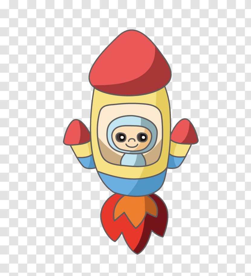 Cartoon Icon - Outer Space - Rocket Transparent PNG