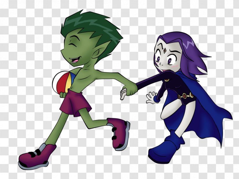 Beast Boy Starfire Cyborg Robin Cartoon - Network Transparent PNG