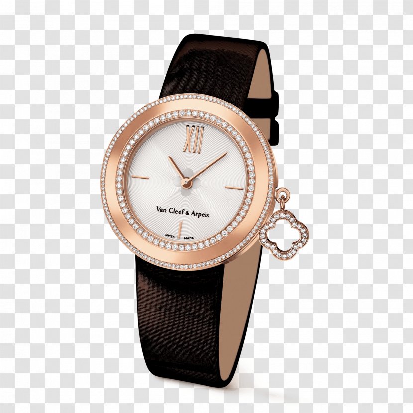 Watch Van Cleef & Arpels Silver Charm Bracelet Clock - Jewellery Transparent PNG