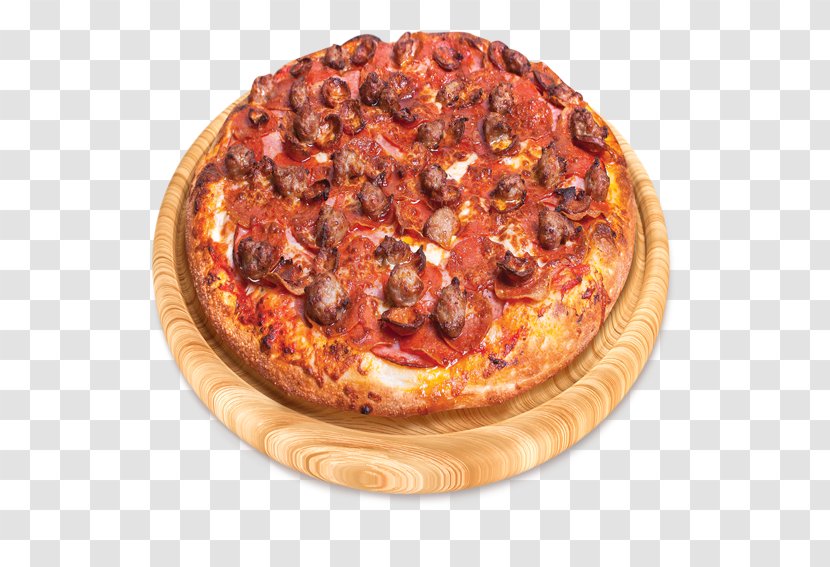 California-style Pizza Sicilian Italian Cuisine Chicago-style - Pepperoni Transparent PNG