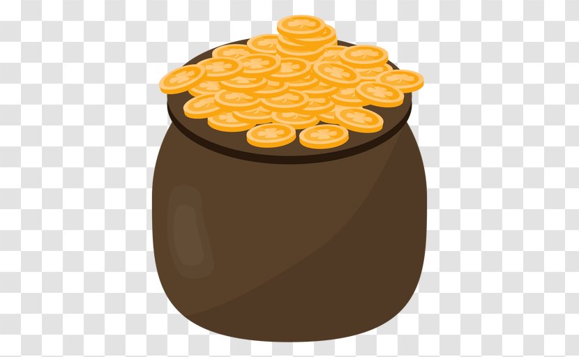 Gold Dollar Sign - Coin - Cookie Jar Lid Transparent PNG