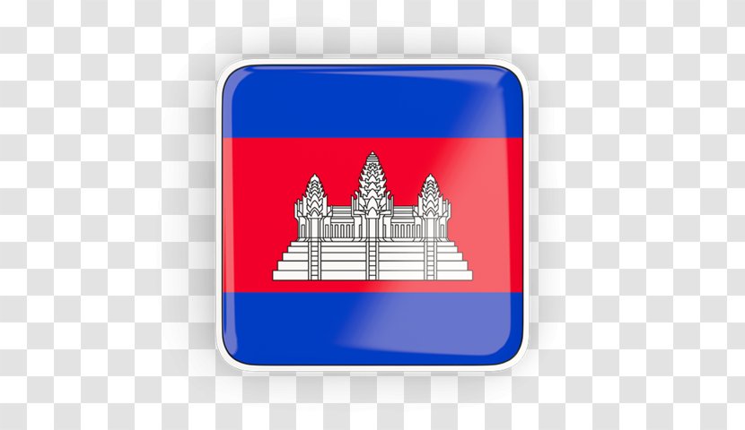 City Skyline - Flag Of Cambodia - Rectangle Transparent PNG