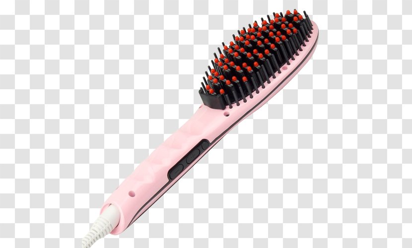 Hair Iron Comb Straightening Brush - Hairstyle Transparent PNG