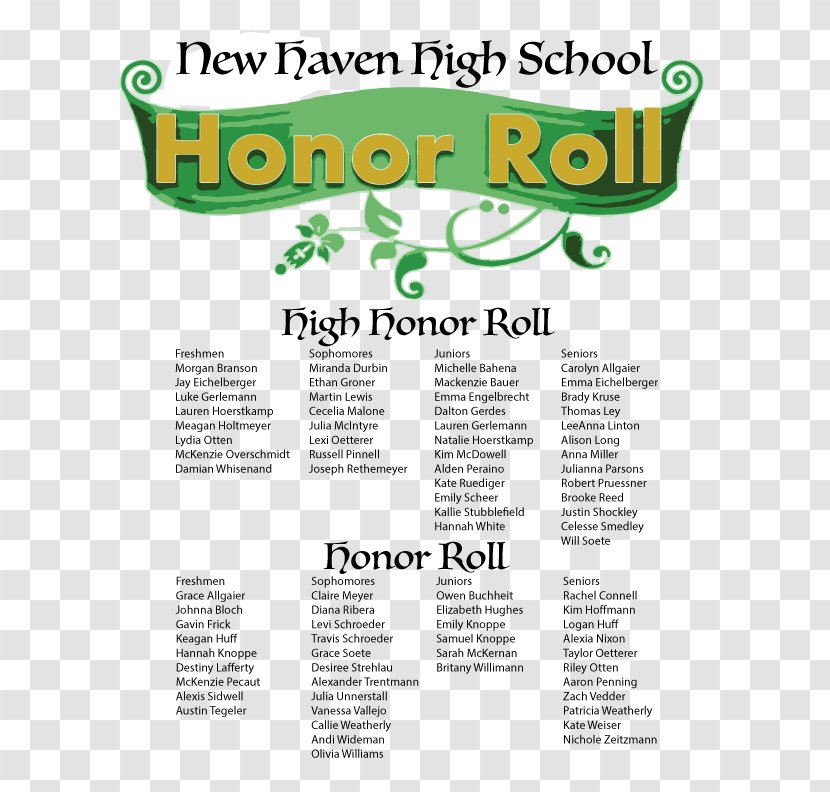 New Haven High School Marching Band National Secondary - Cartoon - Roll Banner Transparent PNG