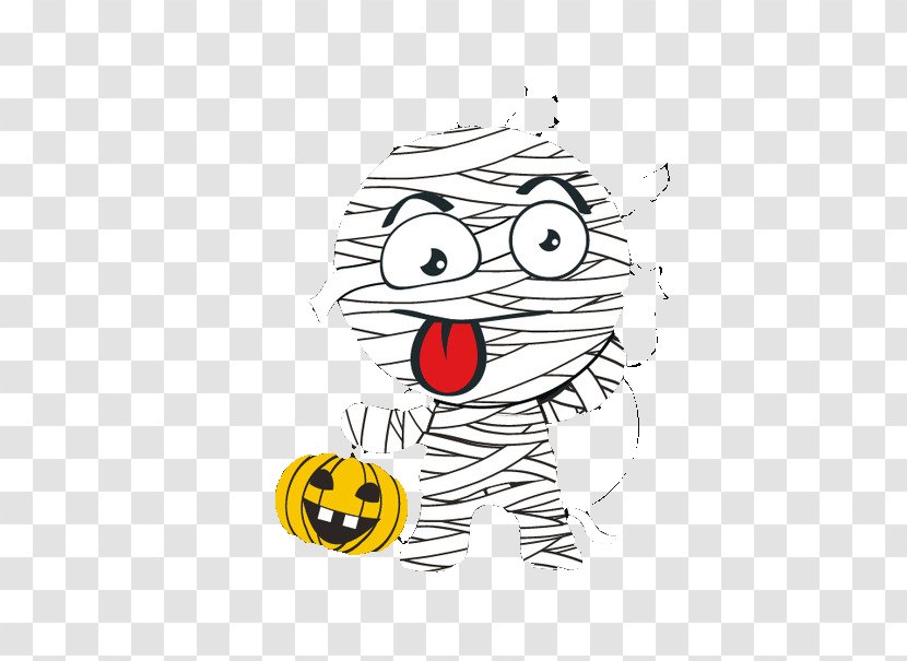 Halloween Mummy Illustration - Cartoon Transparent PNG