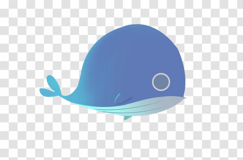 Whale Marine Mammal Blue - Turquoise - Cute Little Transparent PNG