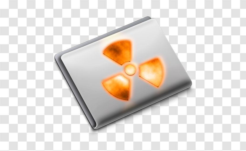 Orange - Folder Burn Transparent PNG