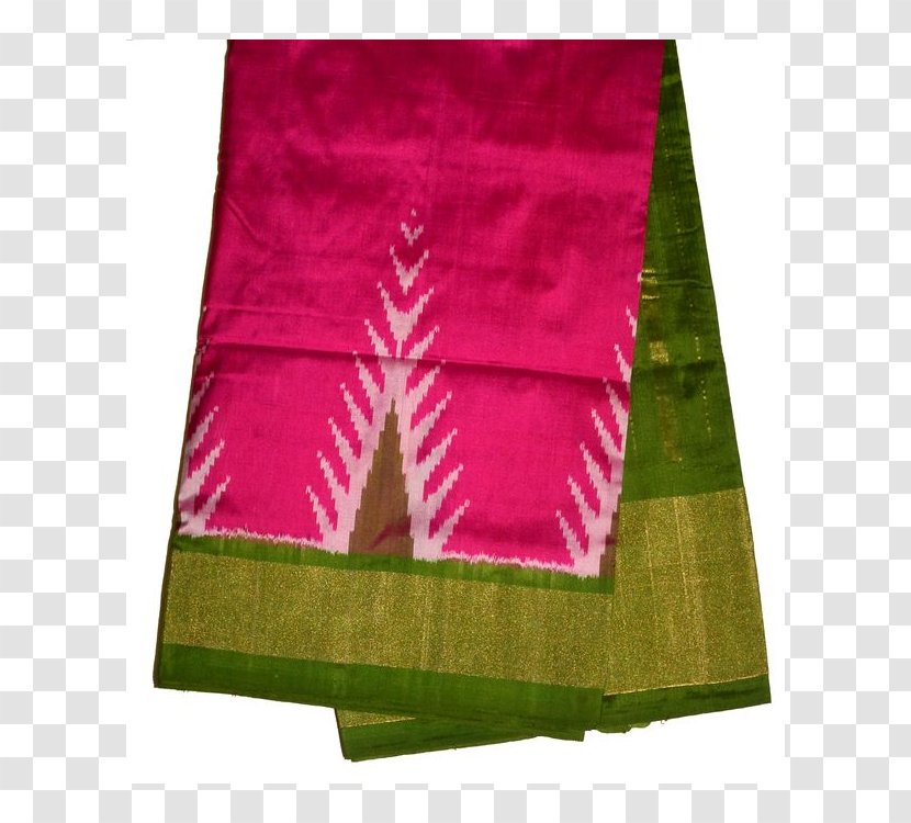 Silk Pochampally Saree Bhoodan Sari Handloom Transparent PNG