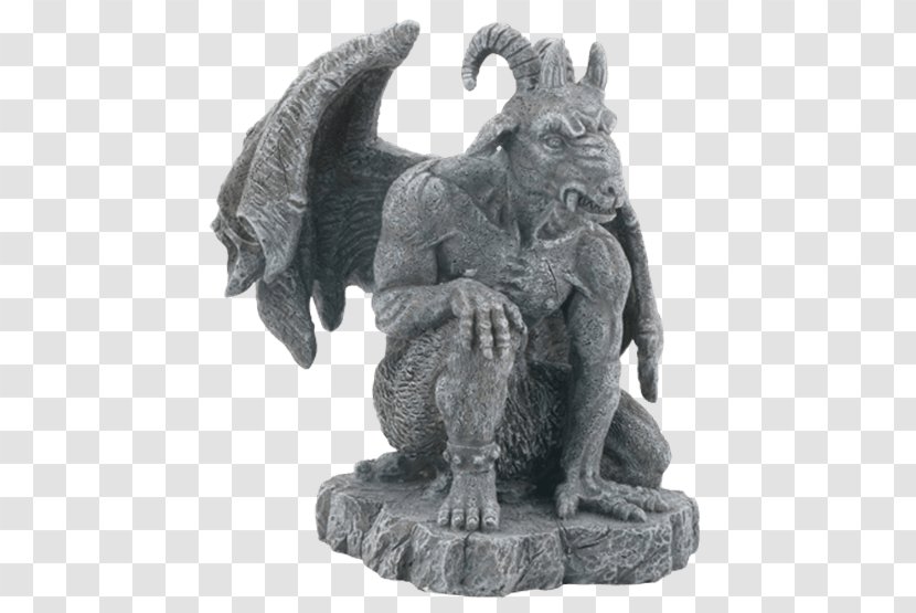 Gargoyle Statue Sculpture Figurine Demon - Work Of Art Transparent PNG
